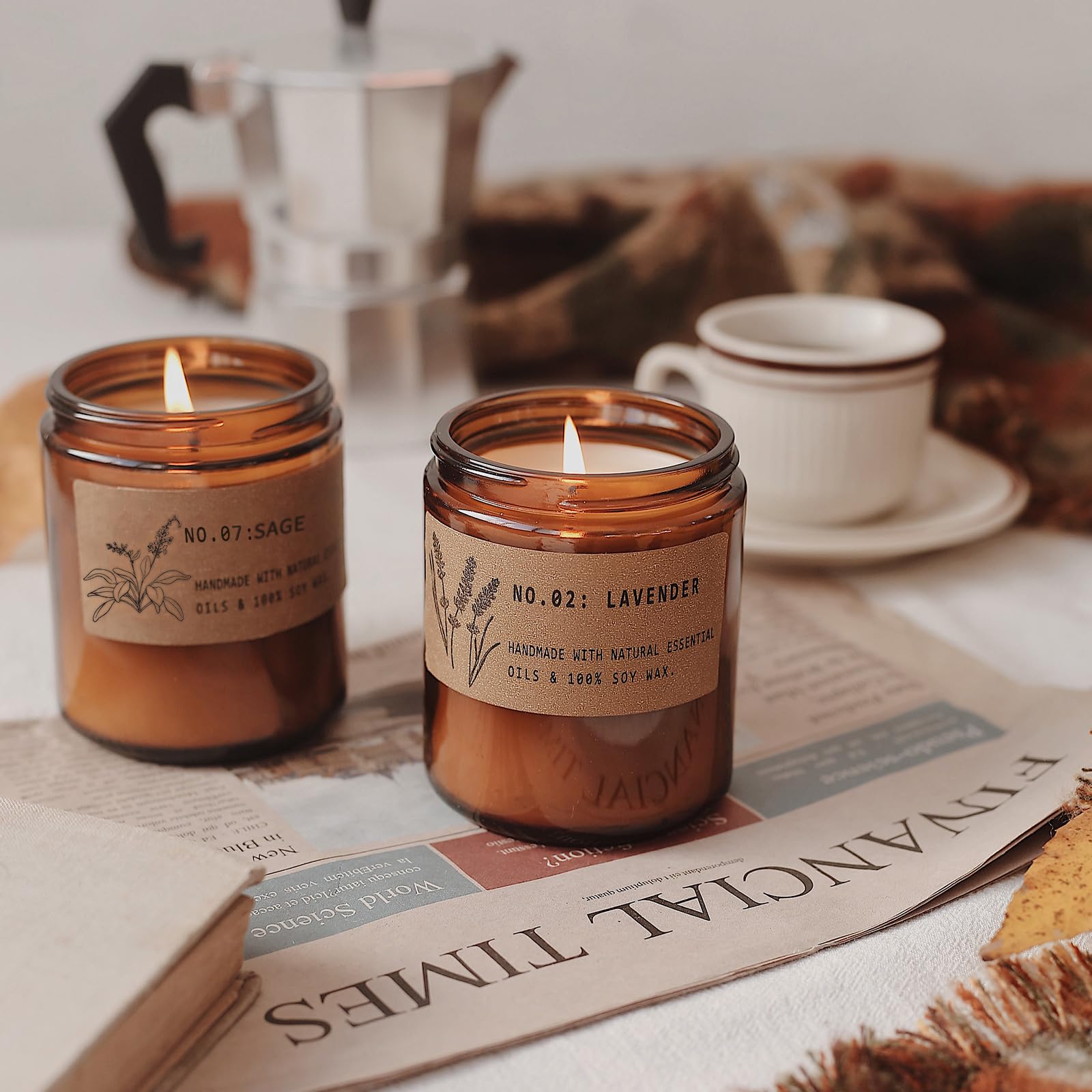 Sylvanys Aromatherapy Candles for Home Scented
