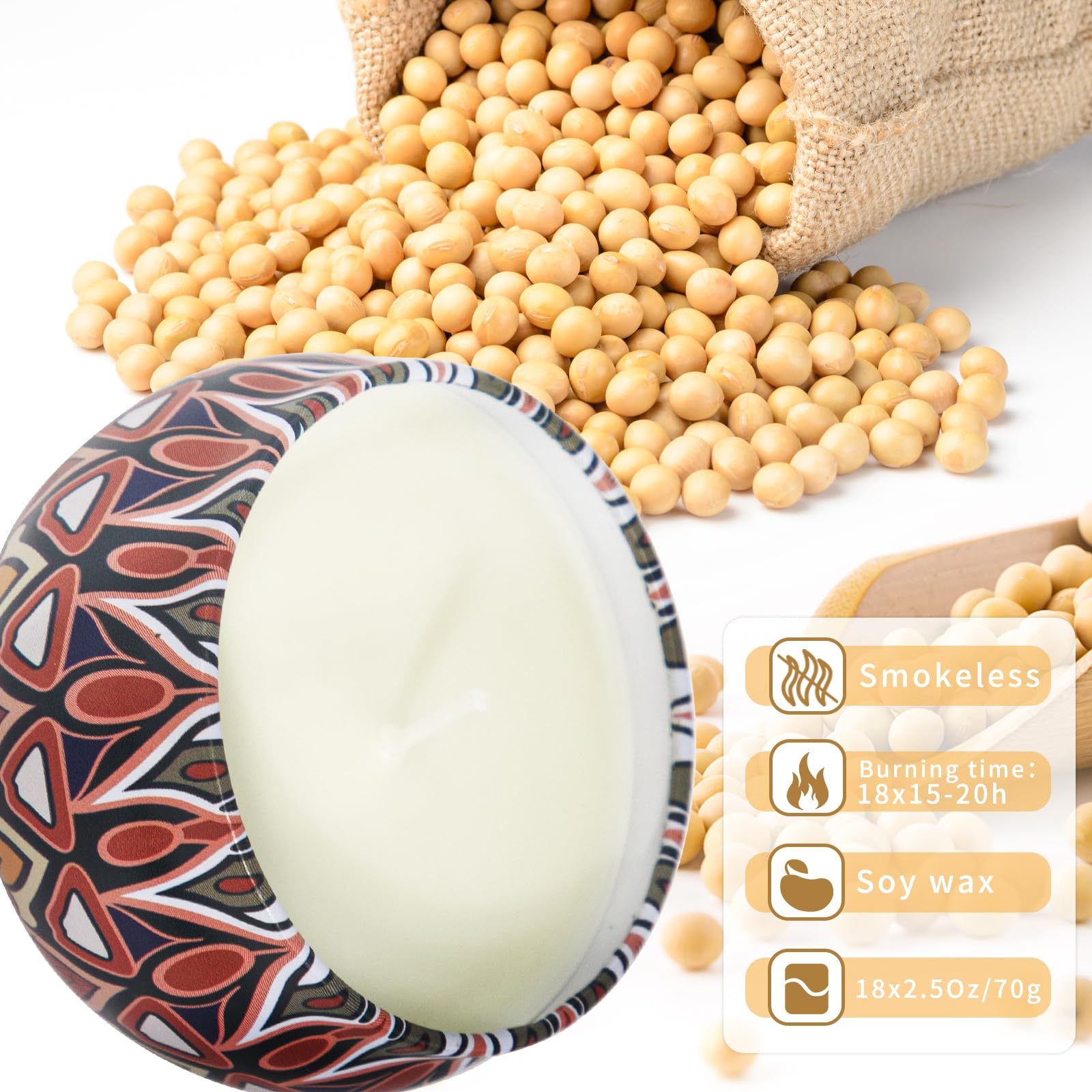 Sylvanys Scented Candles Gift Set, 18 Pack Aroma