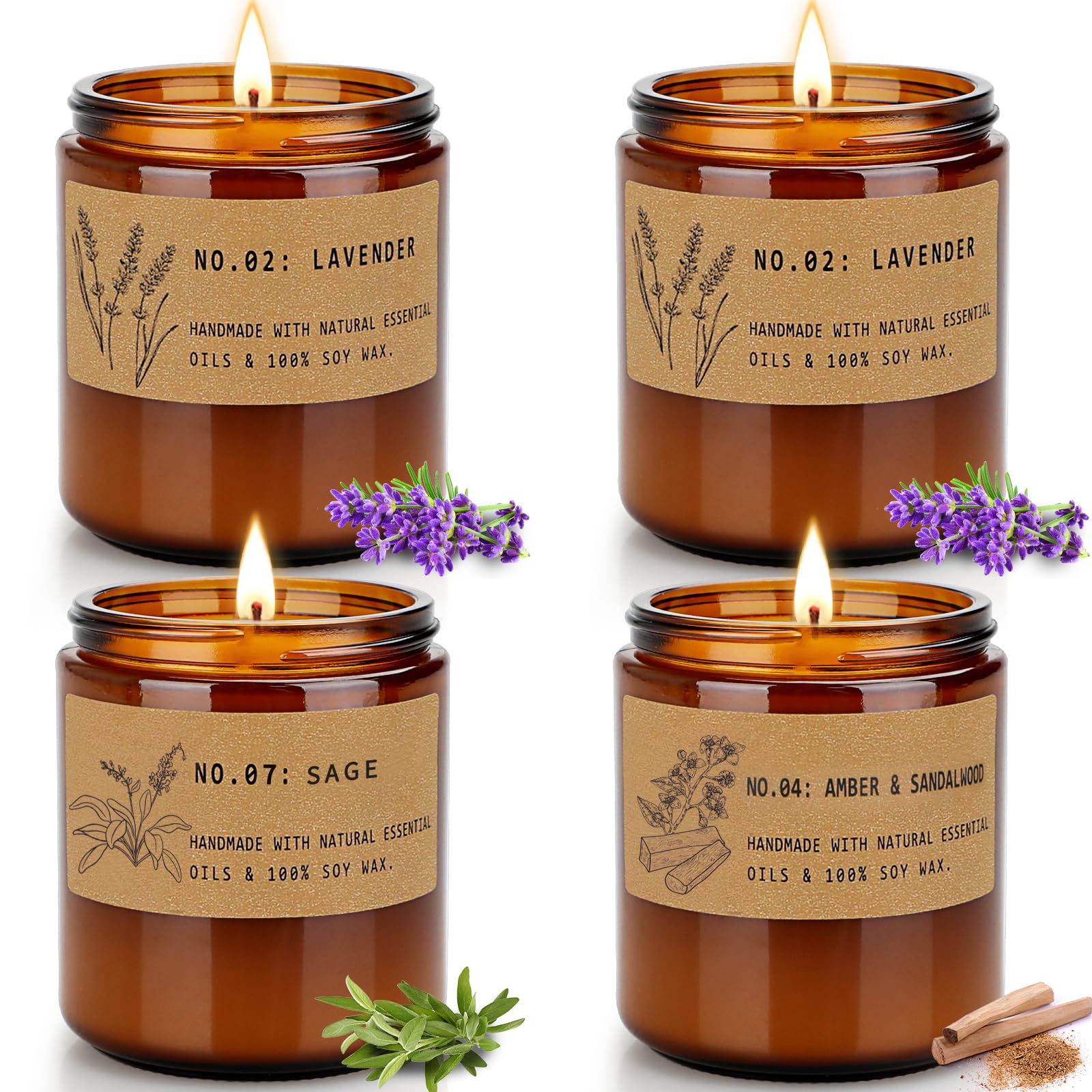 Sylvanys Aromatherapy Candles for Home Scented