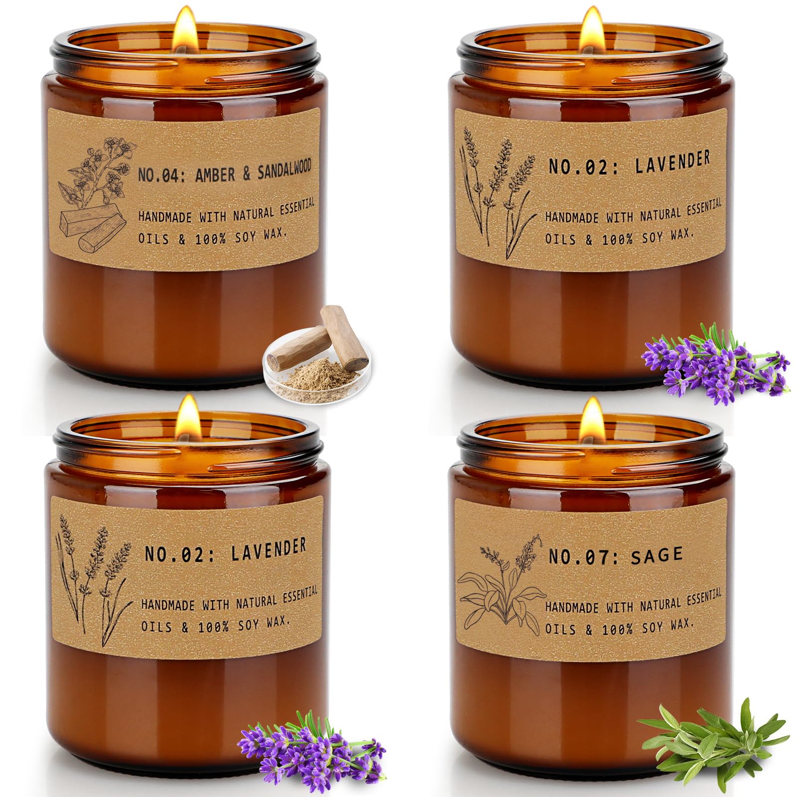 Sylvanys Aromatherapy Candles for Home Scented