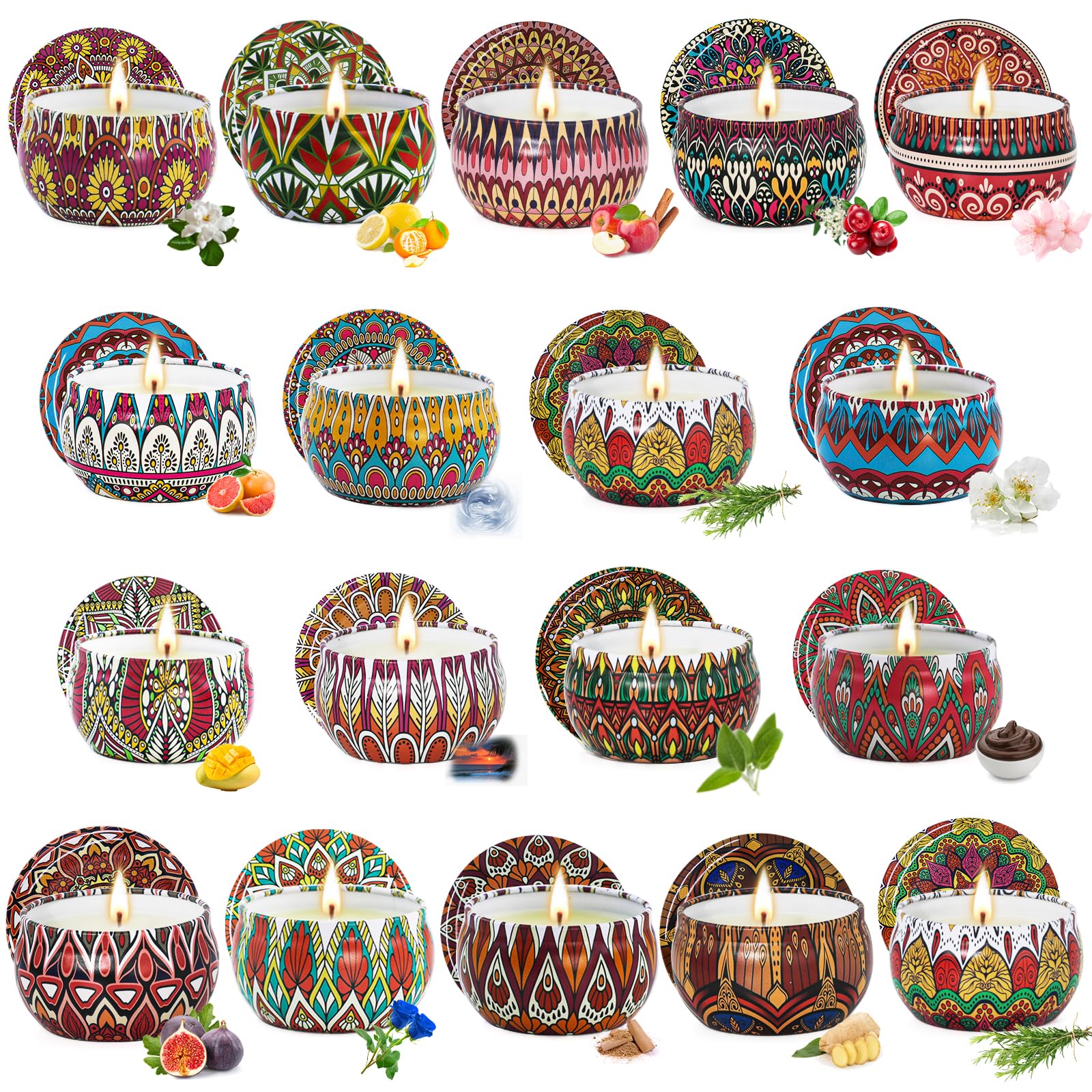 Sylvanys Scented Candles Gift Set, 18 Pack Aroma